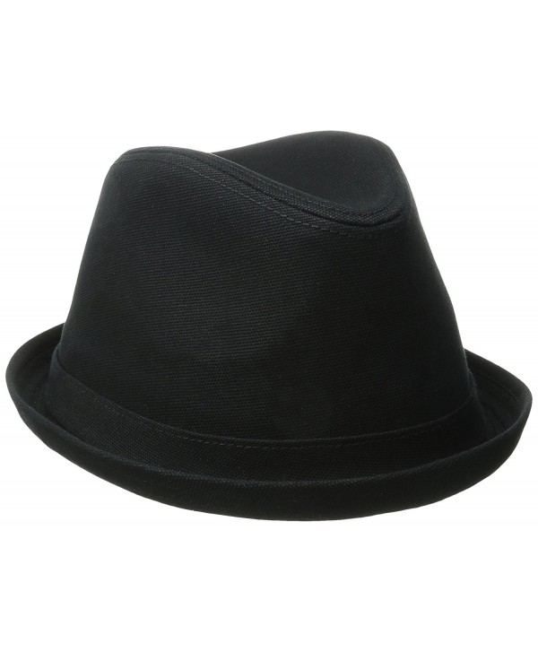 Levi's Men's Solid Fedora Hat - Black - CE126K2J53L