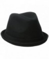 Levi's Men's Solid Fedora Hat - Black - CE126K2J53L