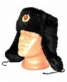 Russian Soviet Military Cossack Ushanka in Men's Skullies & Beanies