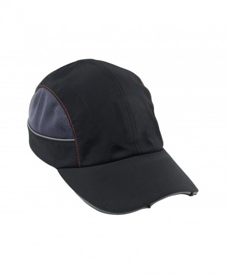 Skullerz 8960 Bump Cap with LED Brim Lighting- Long Brim- Black - Black - CT11JA0E3PF