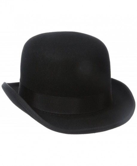 Stacy Adams Men's Wool Derby Hat - Black - CS112J2PGIP