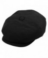 Deewang Mens newsboy Cap- Patchwork Cabbie- Driving Cap- Light Weight Applejack Hat - Black - CY182YR7WQQ