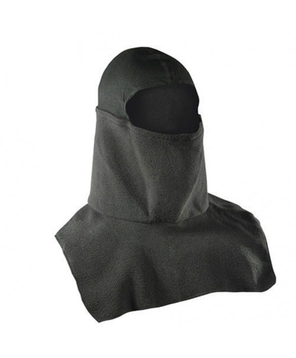 ADULT Fleece Spandex Balaclava Snowdanna Neck & Face Mask Black - CU11MUYB2OJ