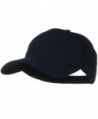 Superior Cotton Twill Low Profile Strap Cap - Navy Blue - CZ11918E1QD