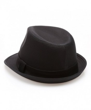 Classic Trilby Short Cotton Fedora in Men's Fedoras