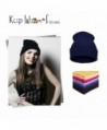 MWMart Beanie Hat Slouchy Winter Hats Knit Sports Fold Beanie Cap Unisex Solid Color - Blue - C9188M53S07