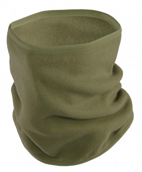 Sub Sports Thermal Fleece Snood Tube Scarf Face Mask Hood Neck Warmer Ski Snow - Olive Green - CZ1279TWXLF