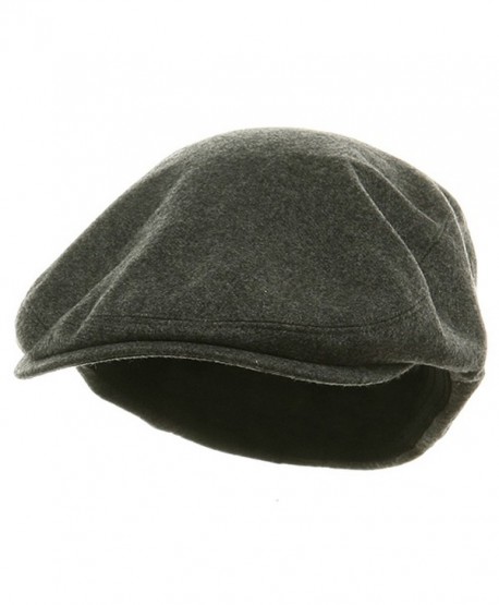 Big Size Elastic Wool Ivy Cap - Charcoal (For Big Head) - CT113HAJPJ3