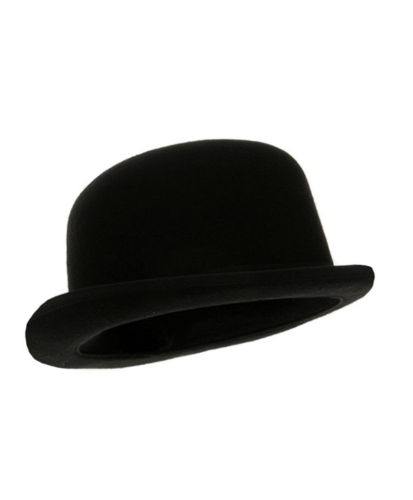 Black Blended Wool Derby Hat - CX116LKKB6X