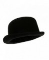 Black Blended Wool Derby Hat - CX116LKKB6X