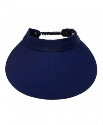 Cushees Coil Back Sun Visors [style 221] - Navy - CD11CXV8PFX