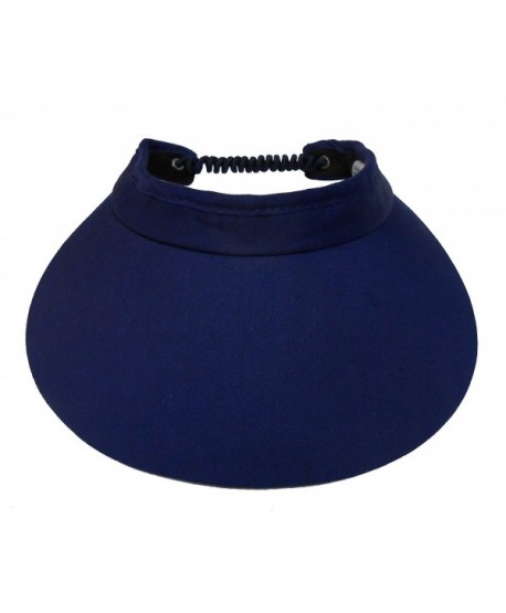 Cushees Coil Back Sun Visors [style 221] - Navy - CD11CXV8PFX