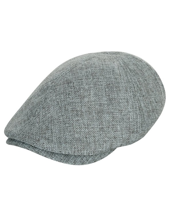 Linen-like Flat Cap Cabbie Hat Gatsby Ivy Irish Hunting Stretch Newsboy ...