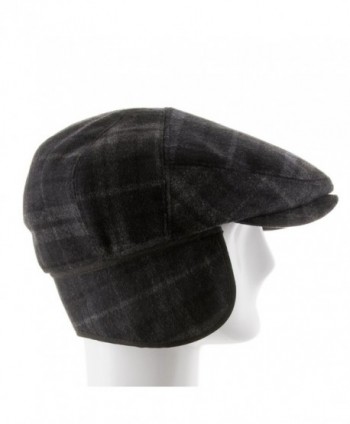 Tusco Plaid Newsboy Fleece Flaps in Men's Newsboy Caps