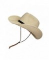Opromo Adults Cowboy Summer Foldable Khaki Kids in Men's Cowboy Hats