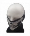 JJ Gear 12 in 1 Head Band- Neck Gaiter- Bandana- Sun Buffer - 2 Pk. - black and white skull - CK11U48JIPN