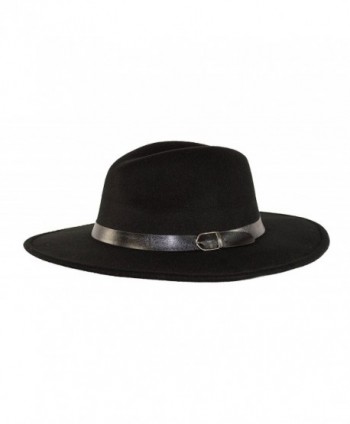 Brimmed Gangster Fedora Buckle Hatband in Men's Fedoras