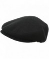 Headchange Made in USA 100% Wool Ivy Scally Cap Driver Hat - Black - CC11HH1MC99