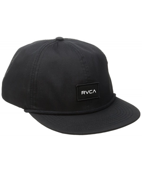 RVCA Men's Curren Caples Cap - Black - C612IKLRYDN