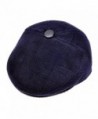 ZLYC Men Fashion Warm Lint Lining Newsboy Cap Cold Weather Hat - Dark Blue - CQ126QD8B2Z