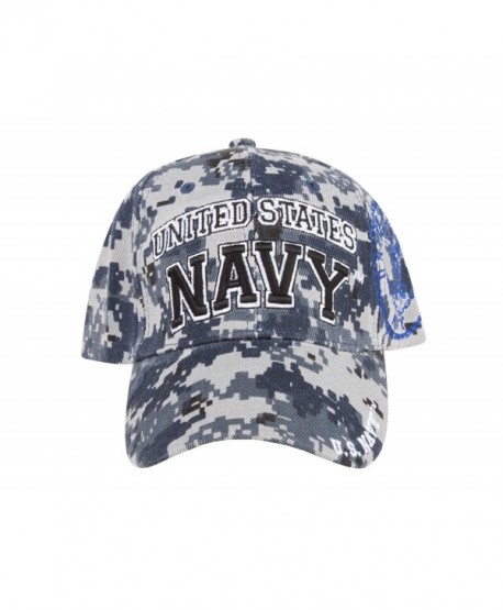 United States Navy 3D Embroidered Adjustable Baseball Cap Hat - Camo - CC11QDA4PP3