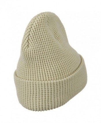 Stretch Waffle Stitch Cuff Beanie in Men's Skullies & Beanies