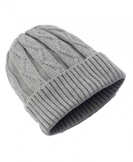 Urban Pipeline Men Cable Knit Beanie Grey One Size YUP53CW05 - CB12NYCWCZ0