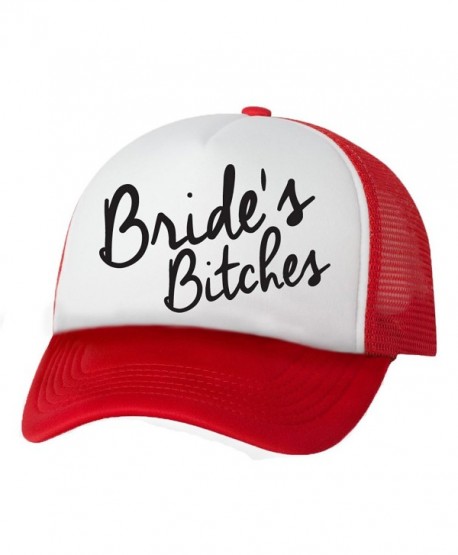 Bride's Bitches Truckers Mesh snapback hat - White/Red - CS11N1Z61VP