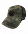 Black Clover Urban Luck Black/Brown/Urban Camo With Black Mesh Snapback Hat - C1189HZGCR2