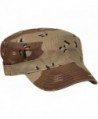 Castro BDU Low Profile Short Bill Military Cadet Cap - Desert Camo - CK11DK41NH9