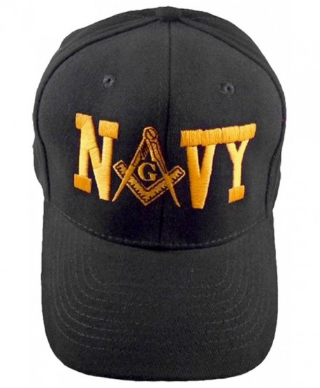 NAVY MASON Baseball Cap Black Hat Masonic Bumper Sticker - CU12O6FMNHX