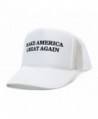 Make America Great Again Trump 2016 Unisex-Adult One size Hat White/White - White - CB123K8M8VT