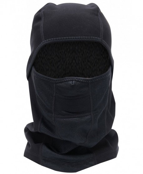 Mailudeng Winter Windproof Ski Gear Dust Protection Full Face Mask Warm Neck Gaiter - Black 1 - C6187AK6GU9