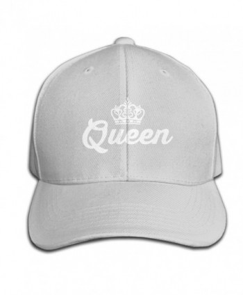 Mens Fitted Hats Queen Lovers Couple Adjustable Cool Snapback - Ash - C112MYB2JD2