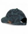 ililily Camouflage Leather Strapback Baseball in Men's Baseball Caps