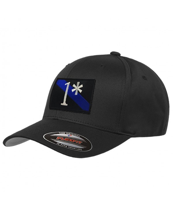 1 Asterisk Thin Blue Line Flexfit Hat - CN183L245OS