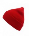 NINE BULL Unisex Winter Warm Knitting Hats Daily Slouchy Beanie Hat Skull Cap - Red - CB186GSY82W