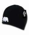 WHANG Cali Bear Short Beanies (One Size- Black) - CN11GO9LPN9