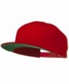 Wool Blend Prostyle Snapback Cap - Red - CE118E486KH