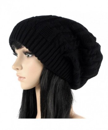 Women Oversize Knit Winter Beanie