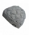 YUTRO Fashion Women's Winter Classic Cable Wool Knitted Beanie Hat - Grey - CR11US892PZ