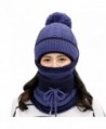 Heurm Alado Winter Beanie Hat Scarf and Mask Set 3 Pieces Thick Warm Knit Cap For Women - F1 - C3188Z0E9ZL