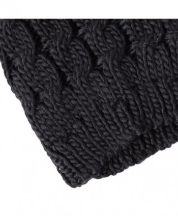 FUNOC Winter Knitted Crochet Beanie in Women's Skullies & Beanies