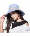 Womens Summer Beach Sun Hats - B-light Blue - CU17AARK5U0