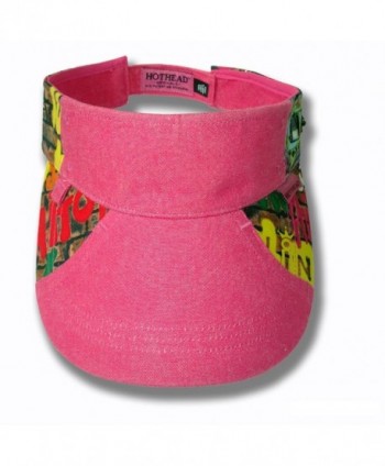 Hothead Wide Visor Graffiti Denim in Women's Visors