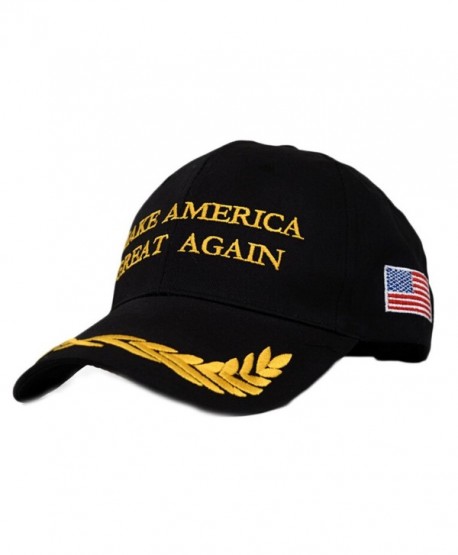 Dutch Brook Make America Great Again Donald Trump 2016 Campaign Cap Hat - Black - C612MZ28745