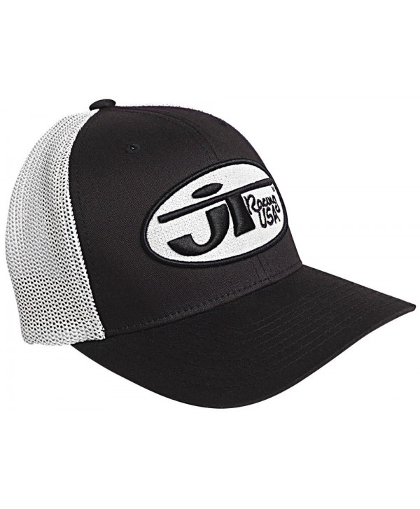 JT Racing USA Hat With Oval Logo (Black/White- Small/Medium) - Black/White - CX1176EIMC3