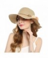 Welrog Foldable Straw Summer Hats