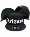 Arizona Old English Black Adjustable Snapback Hat / Cap - CW119AUAHB3