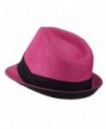 Toyo Fedora Hat Black Band